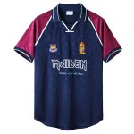 Tailandia Camiseta Iron Maiden x West Ham Retro Primera Equipación 1999/2001 Tailandia Camiseta Iron Maiden x West Ham Retro Primera Equipación 1999/2001