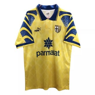 Tercera Equipación Tailandia Camiseta Parma Retro 1995 1997 Amarillo