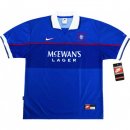 Primera Equipación Tailandia Camiseta Rangers Retro 1997 1999 Azul