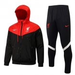 Rompevientos Liverpool Conjunto Completo 2022 Negro Rojo