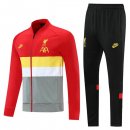 Chandal Liverpool 2021/2022 Rojo Amarillo Gris