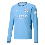 Tailandia Camiseta Manchester City Primera Equipación ML 2024/2025