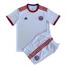 Segunda Equipación Camiseta Chile Niño 2022 Blanco