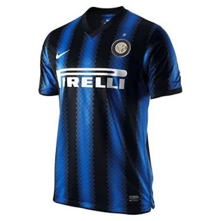 Primera Equipación Tailandia Camiseta Inter Milan Retro 2010 2011 Azul