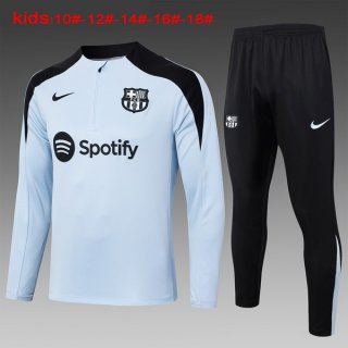 Niños Sudadera De Training Barcelona 2024/2025 Azul 3