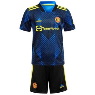 Tercera Equipación Camiseta Manchester United Niño 2021/2022