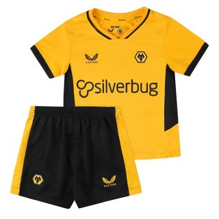 Primera Equipación Camiseta Wolves Niño 2021/2022 Amarillo