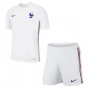 Segunda Equipación Camiseta Francia Niño 2020 Blanco