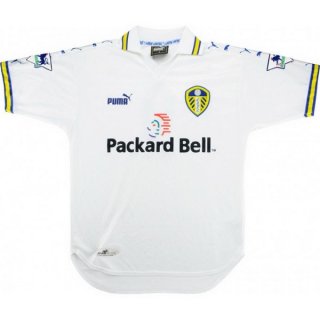 Primera Equipación Tailandia Camiseta Leeds United Retro 1999 2000 Blanco