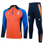 Sudadera De Training Juventus 2024/2025 Naranja Azul 3