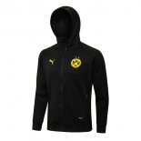 Chaqueta Con Capucha Borussia Dortmund 2022/2023 Negro Amarillo