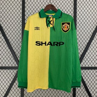 Tailandia Camiseta Manchester United Tercera Equipación ML Retro 1992 1994