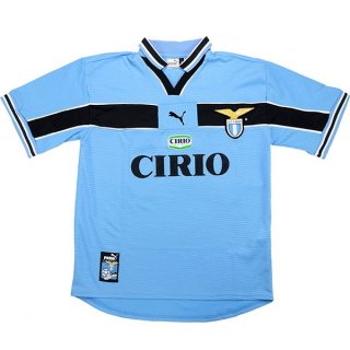 Primera Equipación Tailandia Camiseta Lazio Retro 1998 2000 Azul Claro