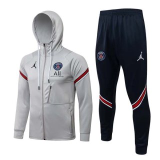 Chandal Con Capucha Paris Saint Germain 2022 Gris