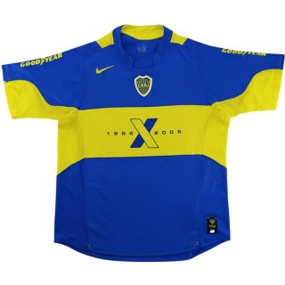 Primera Equipación Tailandia Camiseta Boca Juniors Retro 2005 Azul