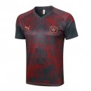 Camiseta Entrenamiento Manchester City 2024 Rojo Gris