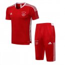 Camiseta Entrenamiento Ajax Conjunto Completo 2022 Rojo