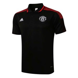 Polo Manchester United Conjunto Completo 2022 Negro