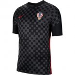 Segunda Equipación Tailandia Camiseta Croacia 2020 Negro