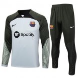 Sudadera De Training Barcelona 2024 Gris Verde