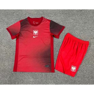 Camiseta Polonia Segunda Equipación Niño 2024/2025