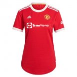 Primera Equipación Camiseta Manchester United Mujer 2021/2022 Rojo