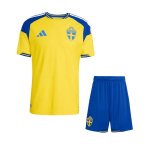 Camiseta Suecia Primera Equipación Niño 2026 Camiseta Suecia Primera Equipación Niño 2026