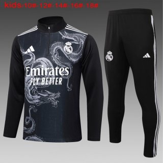 Ninos Sudadera De Training Real Madrid 2024/2025 Negro