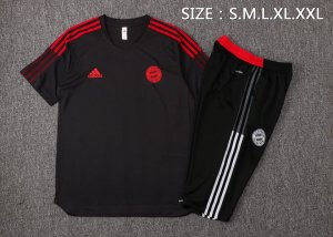 Camiseta Entrenamiento Bayern Munich Conjunto Completo 2022 Negro Rojo