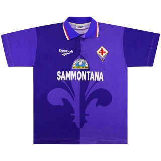 Primera Equipación Tailandia Camiseta Fiorentina Retro 1995 1996 Purpura