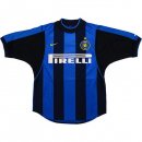 Primera Equipación Tailandia Camiseta Inter Milan Retro 2000 2001 Azul