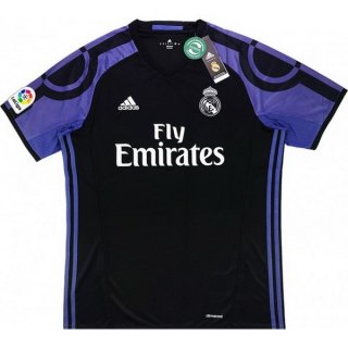 Tercera Equipación Tailandia Camiseta Real Madrid Retro 2016 2017 Negro