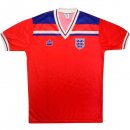 Segunda Equipación Tailandia Camiseta Inglaterra Retro 1980 Rojo