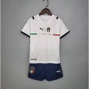 Segunda Equipación Camiseta Italia Niño 2021