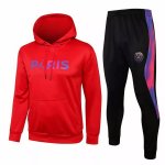 Chandal Con Capucha PSG 2021/2022 Rojo Negro Purpura Chandal Con Capucha PSG 2021/2022 Rojo Negro Purpura