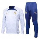 Sudadera De Training Francia 2022/2023 Blanco Azul