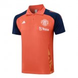 Polo Manchester United 2024/2025 Naranja Azul 2