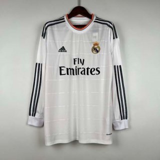 Tailandia Camiseta Real Madrid Primera Equipación ML Retro 2013 2014