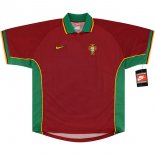 Primera Equipación Tailandia Camiseta Portugal Retro 1998 Rojo