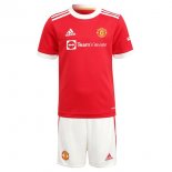 Primera Equipación Camiseta Manchester United Niño 2021/2022 Rojo