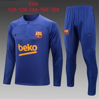 Niños Sudadera De Training Barcelona 2023 Azul