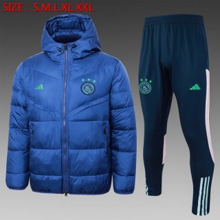 Abrigo Plumón Ajax Conjunto Completo 2024/2025 Azul