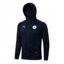 Chaqueta Con Capucha Manchester City 2022/2023 Azul Oscuro