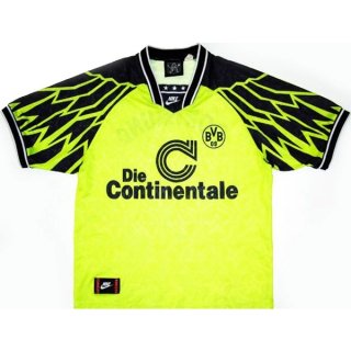 Primera Equipación Tailandia Camiseta Dortmund Retro 1994 1995 Amarillo