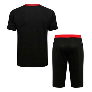 Camiseta Entrenamiento Manchester United Conjunto Completo 2022 Negro Rojo