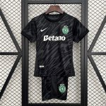 Camiseta Sporting Lisbon Goalkeeper Niño 2025/2026 Negro Camiseta Sporting Lisbon Goalkeeper Niño 2025/2026 Negro
