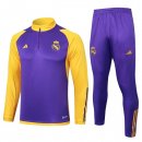 Sudadera De Training Real Madrid 2024/2025 Purpura Amarillo