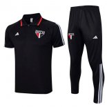 Polo Sao Paulo Conjunto Completo 2023/2024 Negro