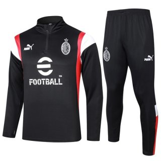 Sudadera De Training AC Milan 2024 Negro Rojo