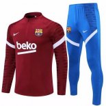 Chandal Barcelona 2021/2022 Rojo Azul Blanco